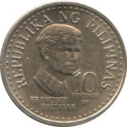 10 Sentimos obverse image