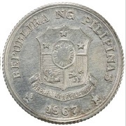 25 Sentimos Juan Luna; pattern obverse image