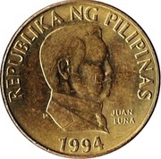 25 Sentimo Small type obverse image