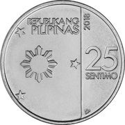 25 Sentimo obverse image