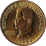 50 Sentimo Small type obverse image