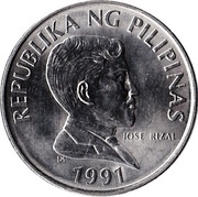 1 Piso Small type obverse image