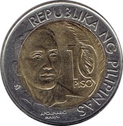 10 Piso Apolinario Mabini obverse image