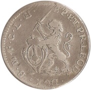 2 Escalins - Jean-Théodore of Bavaria, Belgium, 1753-1754 reverse image