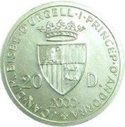 20 Diners - Joan Martí i Alanis XXVII Summer Olympic Games obverse image