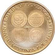 1500 Piso Boards of Governors Meeting, Philippines, 1976 reverse image