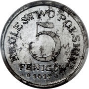 5 Fenigów reverse image