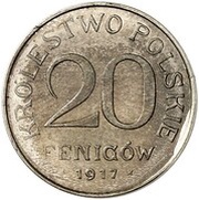 20 Fenigów Pattern reverse image