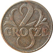 2 Grosze reverse image