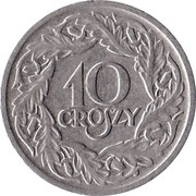 10 Groszy reverse image