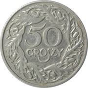 50 Groszy Nickel reverse image