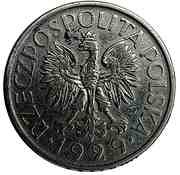 1 Zloty obverse image