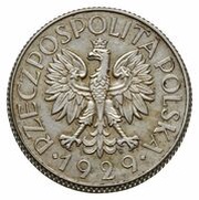 1 Zloty Trial Strike Ag obverse image