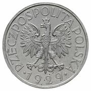 1 Zloty Trial Strike Al próba 1 o'clock obverse image