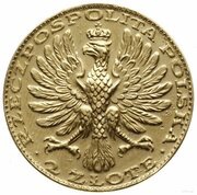 2 Zlotys Black Madonna of Częstochowa; Private Issue Re-strike Au obverse image