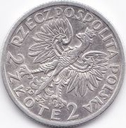 2 Zlotys Polonia obverse image