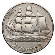 2 Zlotys Gdynia Seaport short próba; Trial Strike Ag reverse image