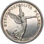 5 Zlotys Nike; Trial Strike Ag Date between tail Proof reverse image