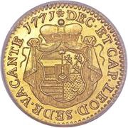 Ducat - Sede Vacante, Belgium, 1771 reverse image