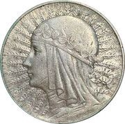 5 Zlotys Polonia reverse image