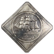 5 Zlotys Gdynia Seaport Klippe; Trial Strike Ag reverse image