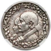 10 Zlotys Villagers heads; Trial Strike Ag reverse image