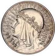 10 Zlotys Polonia; Trial Strike reverse image