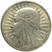 10 Zlotys Polonia, Poland, 1932-1933 reverse image