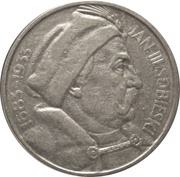 10 Zlotys Jan III Sobieski, Poland, 1933 reverse image