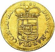 2 Ducats - John Louis of Elderen, Belgium, 1690 reverse image