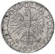 10 Zlotys Buckle; Trial Strike Al obverse image