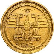 100 Zlotys Mikołaj Kopernik; Trial Strike obverse image