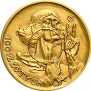100 Zlotys Mikołaj Kopernik; Trial Strike reverse image