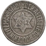10 Pfennig Lodz Ghetto 2nd emission obverse image