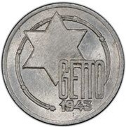 5 Mark Jewish Ghetto Coinage Al obverse image
