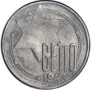20 Mark Jewish Ghetto Coinage Al obverse image