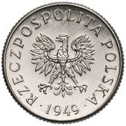 1 Grosz Trial Strike Ni obverse image