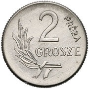 2 Grosze Trial Strike Ni reverse image
