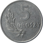 5 Groszy reverse image