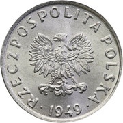 5 Groszy Trial Strike Al obverse image
