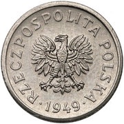 10 Groszy Trial Strike Ni obverse image
