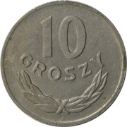 10 Groszy reverse image