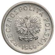 10 Groszy Trial Strike Al obverse image