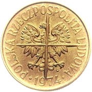 50 Groszy Cancelled die Trial Strike obverse image