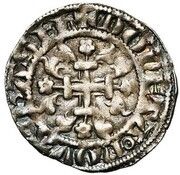 ¼ Groat / ⅓ Volant - Louis IV, Belgium, 1323-1336 reverse image