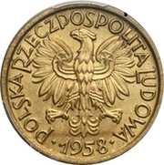 2 Zlotys Trial Strike obverse image