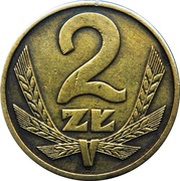 2 Zlotys 1st Eagle Design reverse image