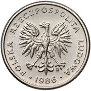 2 Zlotys Trial Strike obverse image