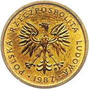 2 Zlotys Trial Strike obverse image