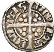 Sterling - Arnold V Name and title obverse, Belgium, 1279-1323 reverse image
